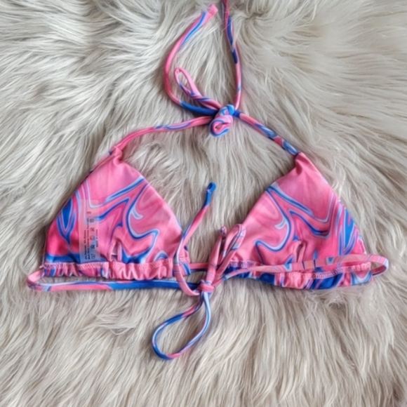 Swirl Pink and Blue Bikini - Picture 5 of 6